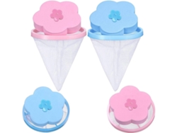 Filtro para pelo de lavadora con bolsa de malla adaptable para mascotas. Recoge el pelo que flota durante el lavado doméstico. STELASPLEN