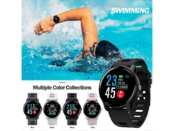 Reloj inteligente S08 IP68 resistente al agua, monitor de actividad física, monitor de ritmo cardíaco, bicicleta eléctrica Ly