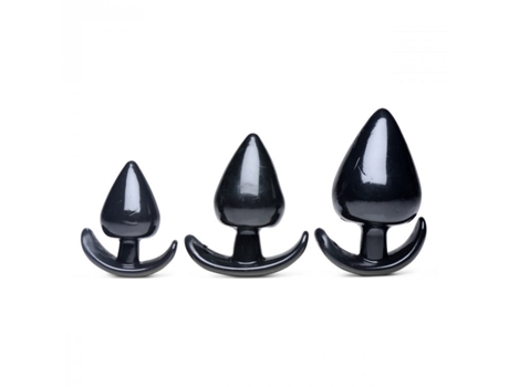 Conjunto de plug anal de 3 piezas Triple Spade MASTER SERIES