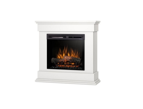 Chimenea eléctrica LED independiente LENOX 23' Blanco mate 93 x 90 x 29 OUTINFIRE