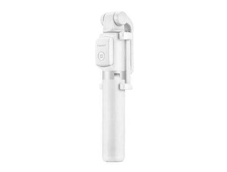 Selfie Stick SLOWMOOSE Inalámbrico para Smartphones Huawei Honor Af15 / Pro/ Xiaomi Af15 Pro Blanco