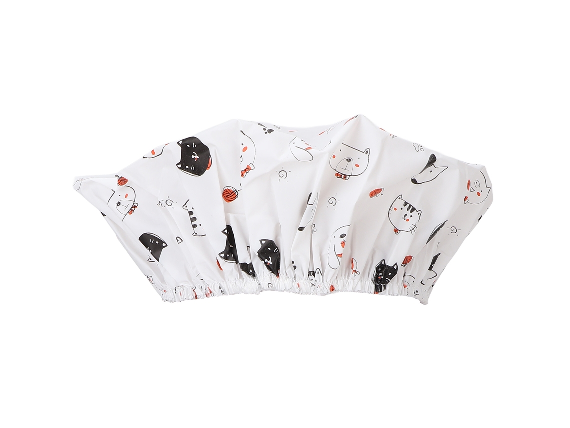 Gorro De Ducha Impermeable Con Diseño De Dibujos Animados Para Salones De Belleza Y Spas.