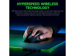 Ratón Inalámbrico Razer Basilisk X Hyperspeed Modo Dual 16000 Dpi 6 Botones Programables Para Juegos
