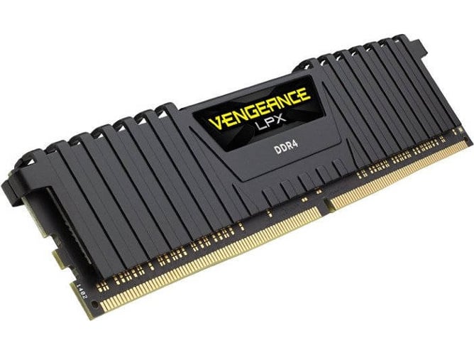 Memoria RAM DDR4 CORSAIR CMK16GX4M1A2666C16 (1 x 16 GB - 2666 MHz - CL 16 - Negro)