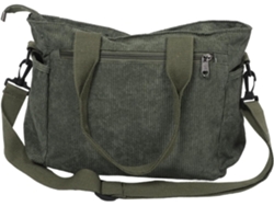 Bolsa Tote Feminina Canelada Com Vários Compartimentos Com Zíper, Verde, Para Uso Diário.
