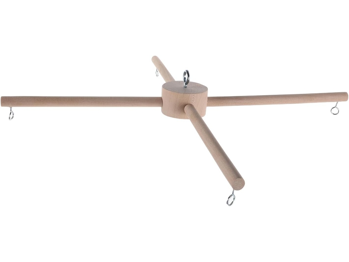 Soporte Madera Campanillas Viento Marco Móvil Estable Multifuncional Decoración Pared Techo Balcón Fácil