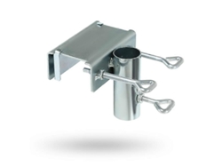 Soporte De Paraguas Para Barandas Cuadradas De Balcón, Clip De Paraguas Para Terraza, Jardín Y Balcón, Apertura 3.8cm, Acero