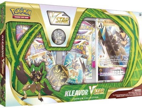 Juego de Cartas POKEMON PKM Kleavor VSTAR Premium Collection (Edad Mínima: 6 Años -Nivel de Dificultad: Intermedio)