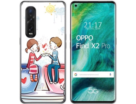Carcasa Oppo Find X2 Pro TUMUNDOSMARTPHONE Café