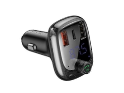 Reproductor MP3 Bluetooth para coche con forma de 13T, transmisor FM, receptor de audio Bluetooth para coche Rosewell