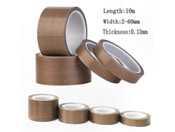Cinta de PTFE de alta temperatura, resistente a 300 °C, rollo de 10 m para aplicaciones de sellado al vacío y aislamiento. Rosewell