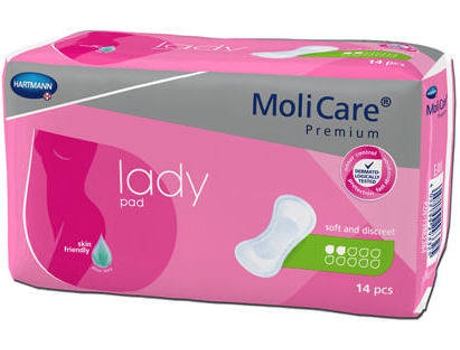 Apósito Higiénico HARTMANN Lady Pad Mini Anatómicos