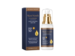Protector solar facial con alto factor de protección solar (SPF), efecto iluminador y filtros UV.