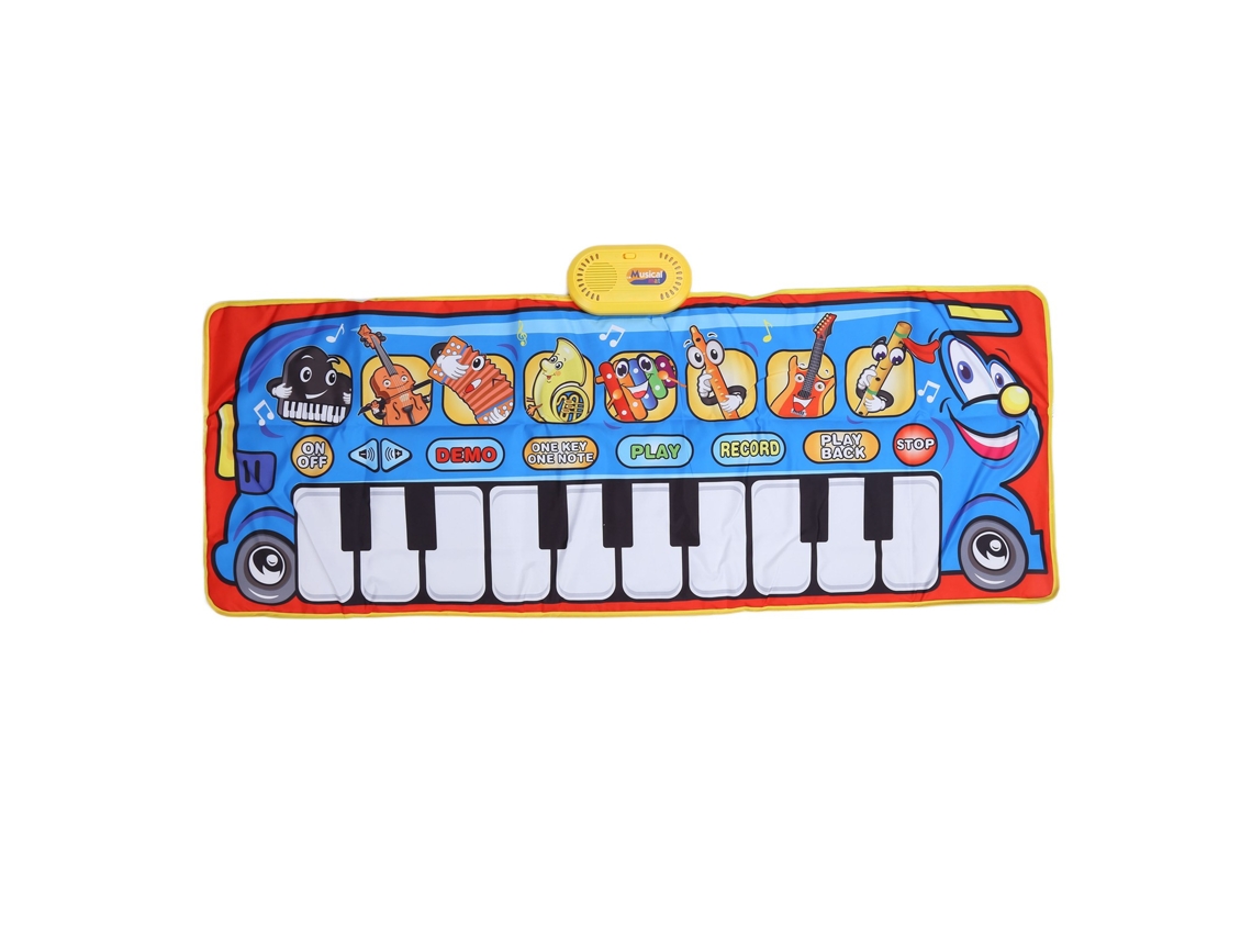 Ats-alfombra Electrónica Musical Para Niños Alfombra Piano Juego Educatsivo Musical Divertido 130x48cm