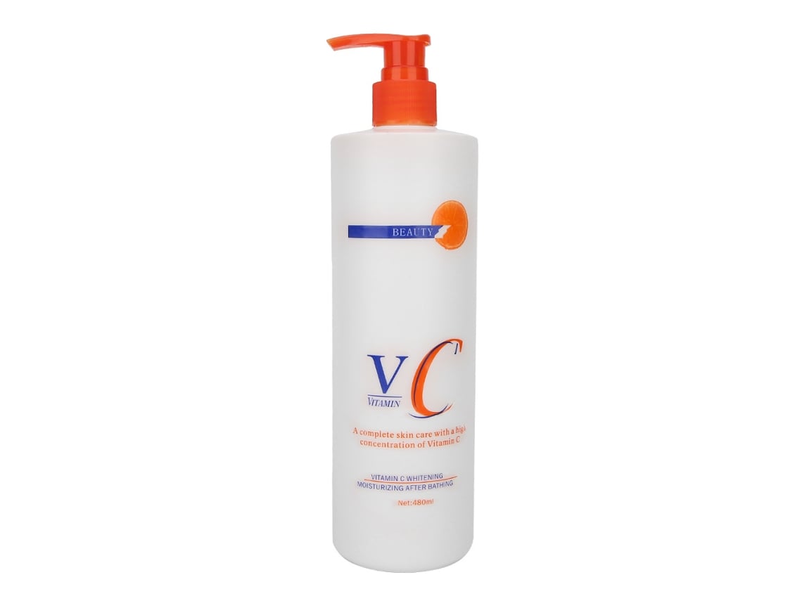 Loção Corporal Hidratante E Clareadora Com Vitamina C Disaar 480ml - Nutrição Profunda Para Pele Saudável
