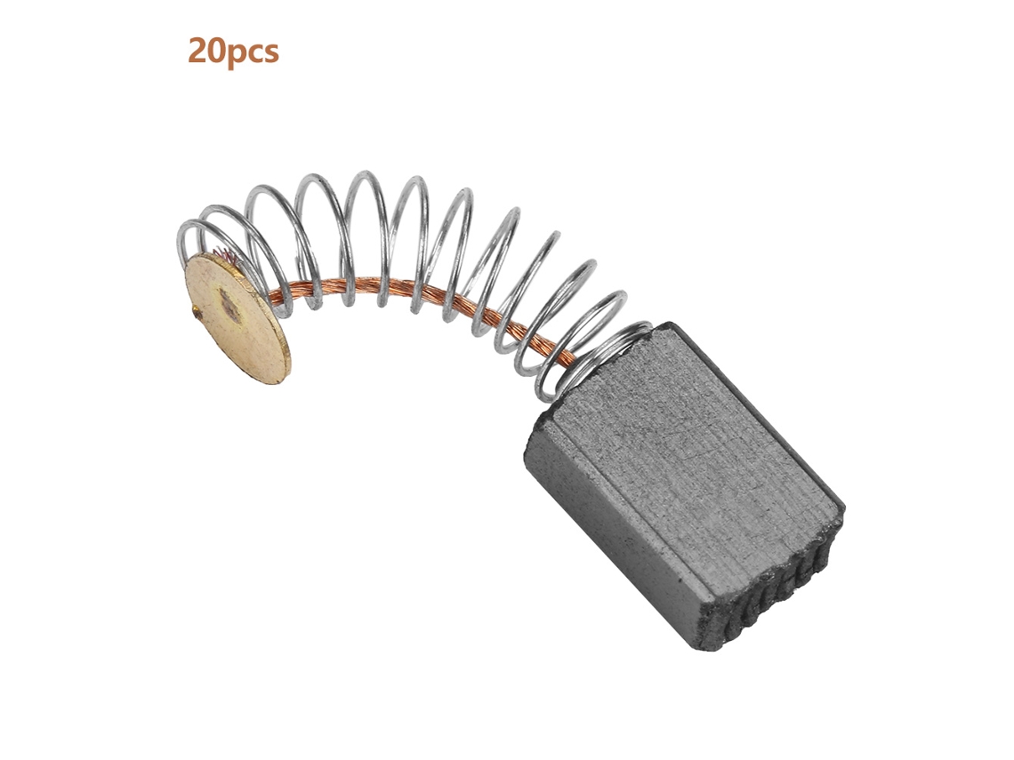 20 Unidades De Escobillas De Carbón Conductoras Reemplazables De 5*8*12 Mm Para Motor De Taladro Eléctrico 050