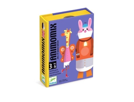 Juego De Cartas DJECO Animomix (3 anos)