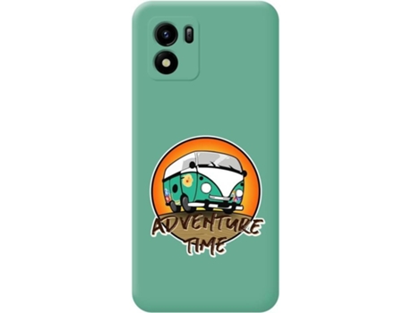 Carcasa para Vivo Y01 TUMUNDOSMARTPHONE Silicona Líquida Dibujos Verde