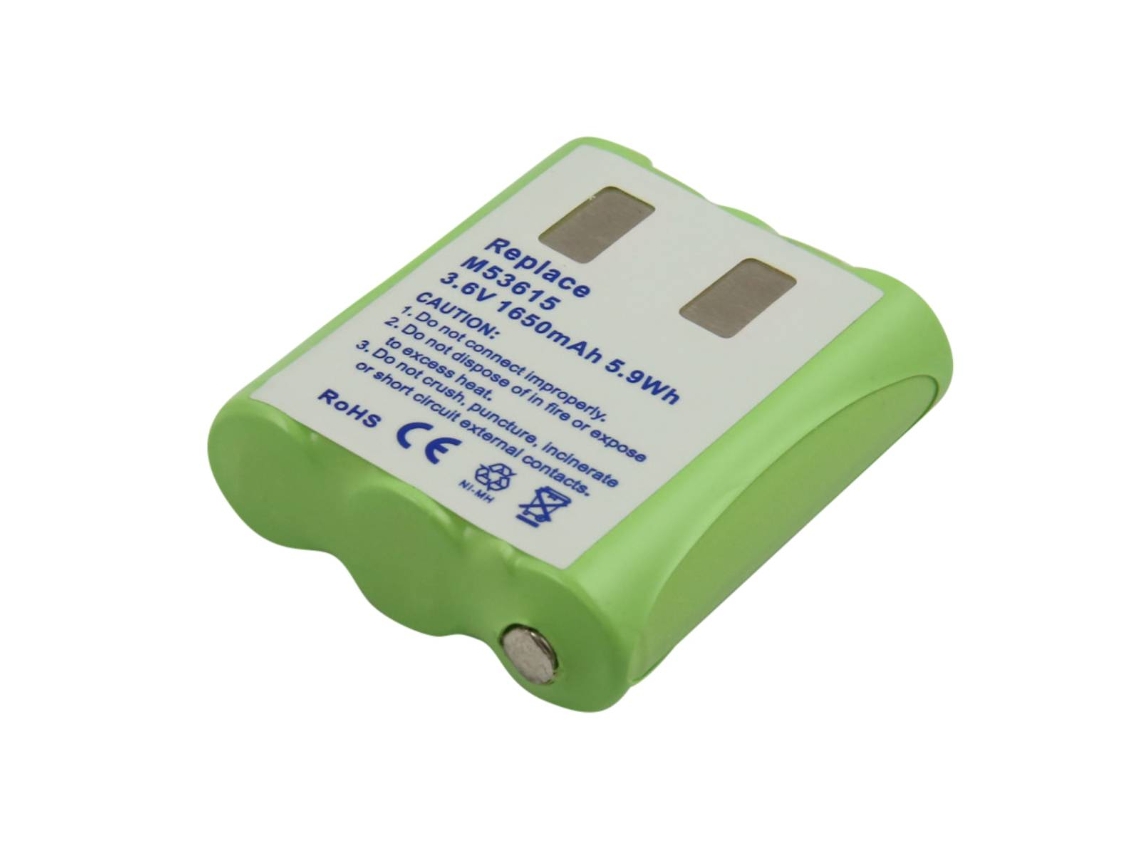 Batería de repuesto para Motorola T5320 T5400 3,6 V 1650 mAh NiMH Verde Avizar