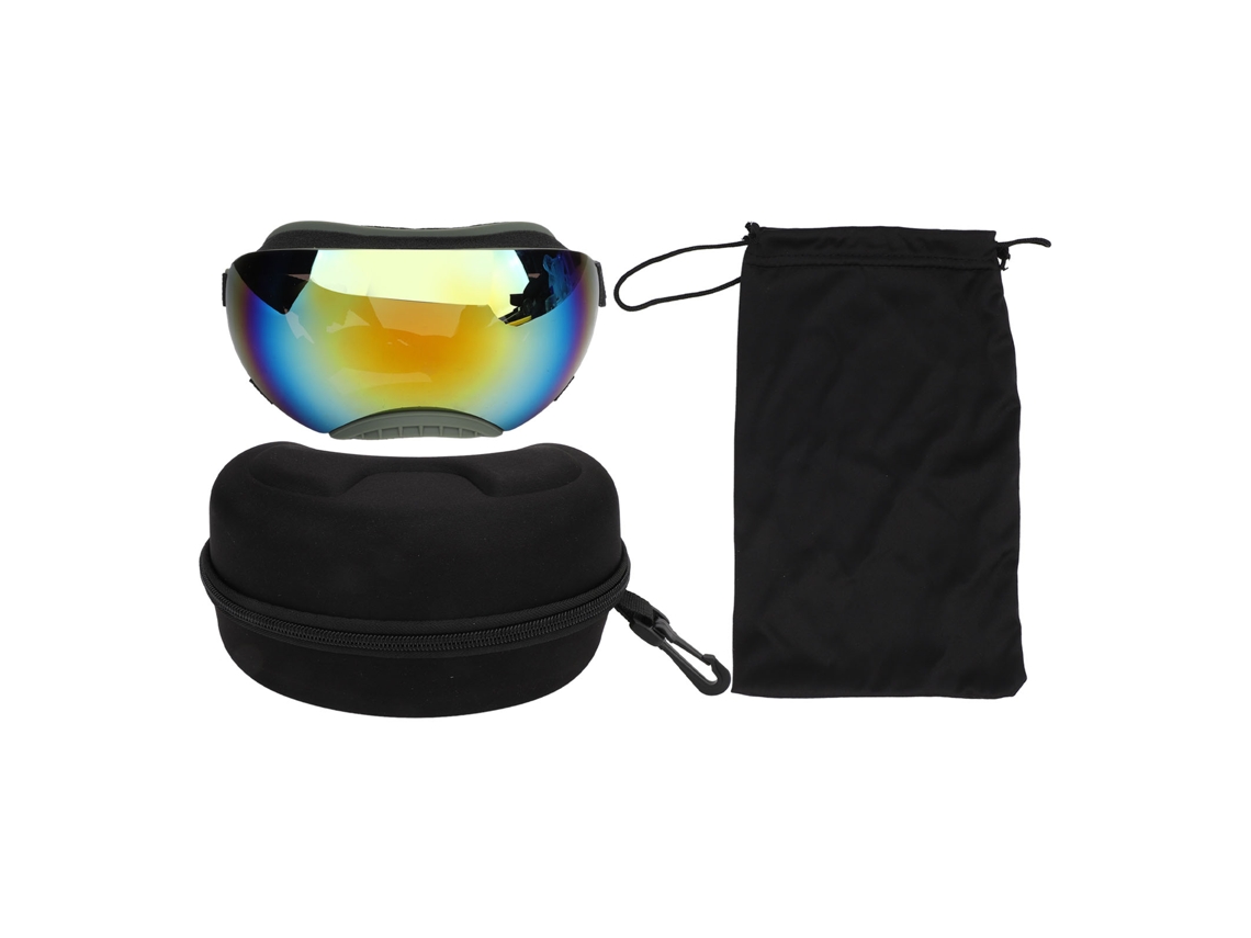 Gafas De Sol Para Perros Antiniebla Protección Uv Ajustables Cómodas Respirantes Marco Follaje Lente Roja