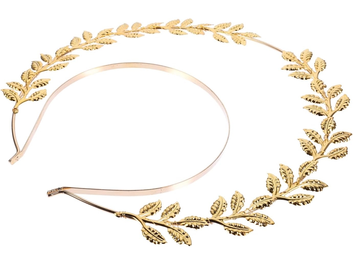 Diadema De Doble Capa Con Corona Dorada Retro, Accesorio Elegante Para Bodas, Para Mujeres Y Niñas.