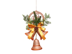 Campana decorativa navideña colgante para pared y puerta - Navidad