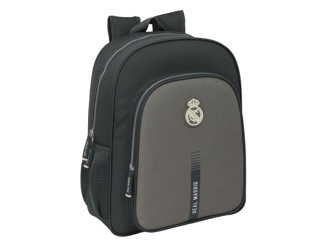 Mochila Escolar Real Madrid Cf Gris 32 X 38 X 12 Cm