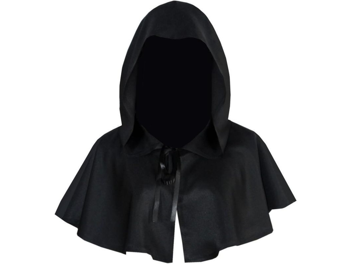 Capa Medieval Gótica Con Capucha Para Halloween, Cosplay, Disfraz De Vampiro O Diablo.