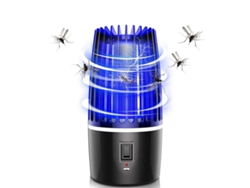 Lámpara Mata Mosquitos Eléctrica Recargable Klack 5w Con Luz Nocturna Led, Trampa Interior Y Exterior Con Batería 2000 Mah