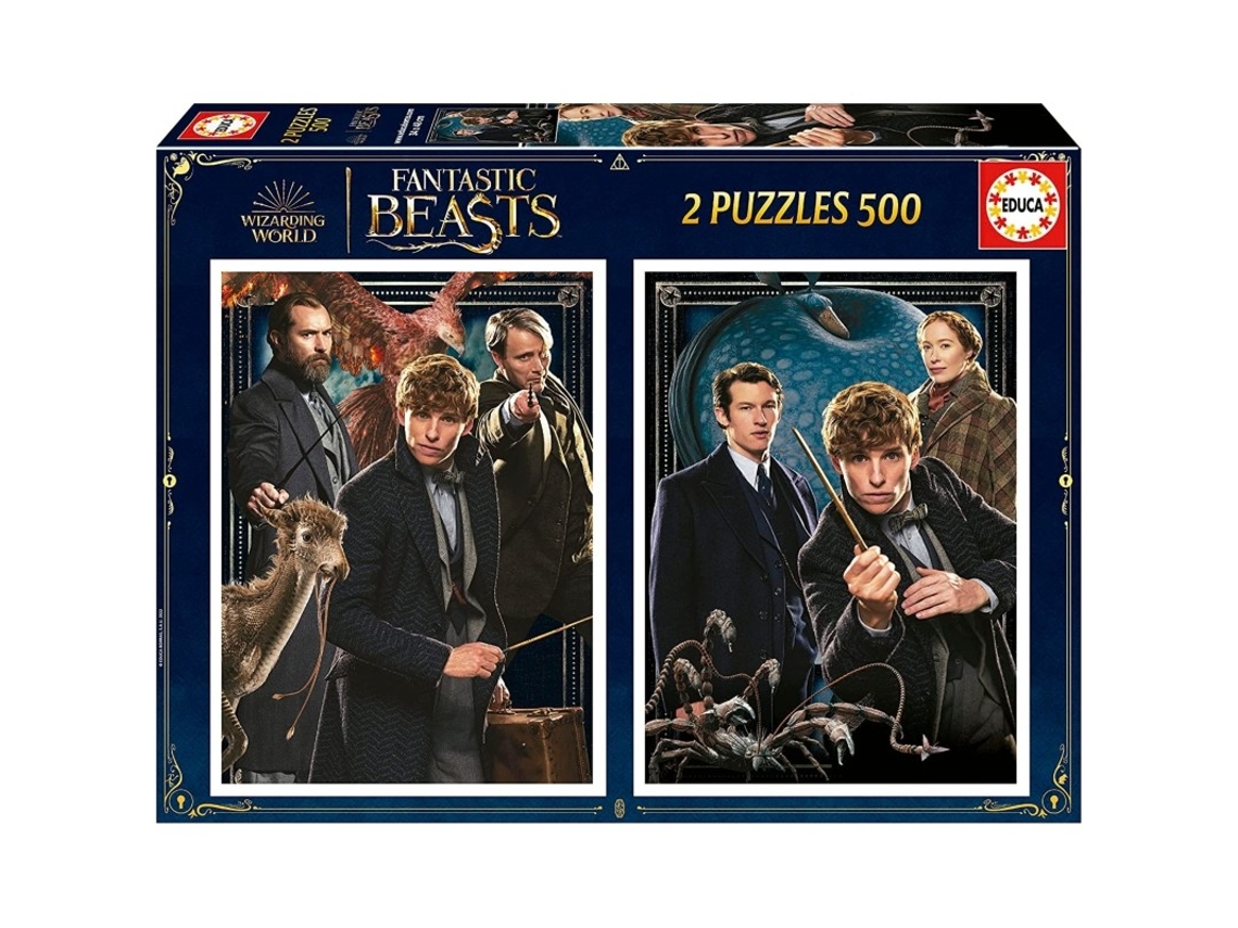 Puzzle 2x500 piezas Animales fantásticos Newt Scamander de educa 19492