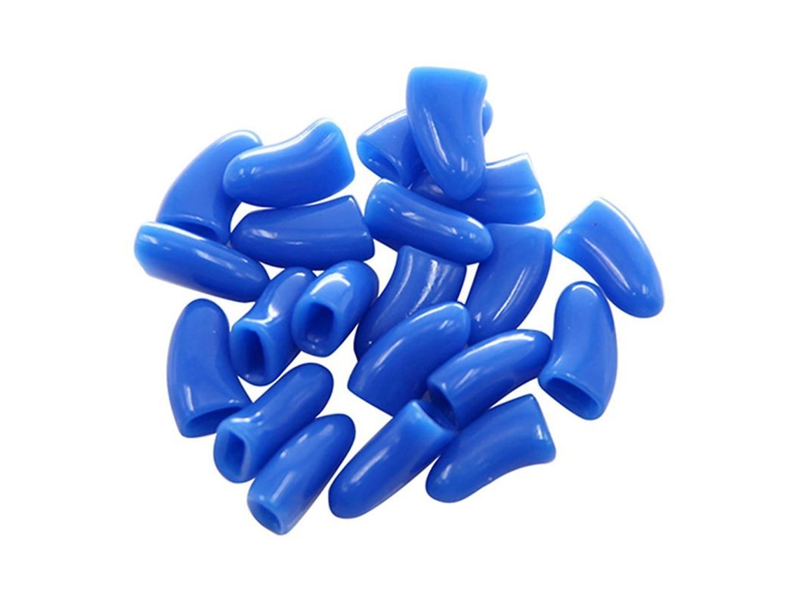 20 Protectores De Uñas De Silicona Suave Antiarañazos Para Perros Y Gatos, Protección Para Muebles, Talla M