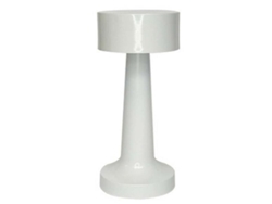 2026-lámpara De Mesa Recargable Con Sensor Táctil, Luz Nocturna Usb 3w 3 Modos De Luz Regulable 1800mah Blanco
