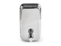 Dispensador de jabón líquido Rosewell de acero inoxidable de 500 ml para pared, para cocina y baño.