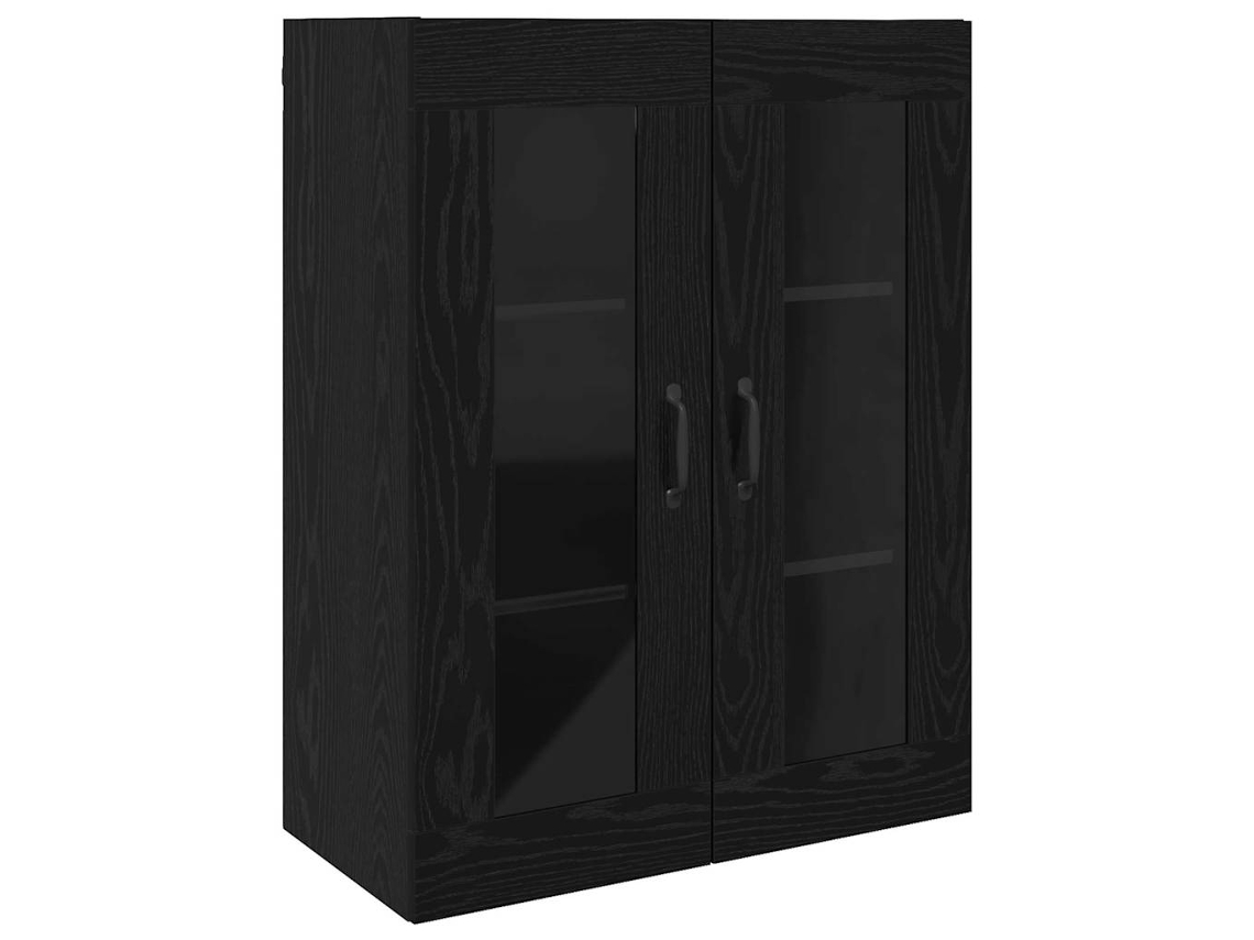 Maison Exclusive - Armario De Pared Colgante Negro 69.5 X 34 X 90 Cm