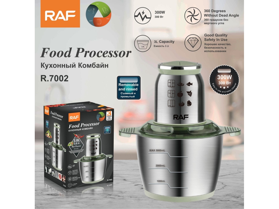 Moedor de Carne MDUG, 3L, europeu, multifuncional