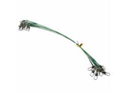 20 Piezas Líderes De Acero Inoxidable Pesca Resistente Con Swiveles Y Clips Para Peces Grandes Accesorios De Pesca