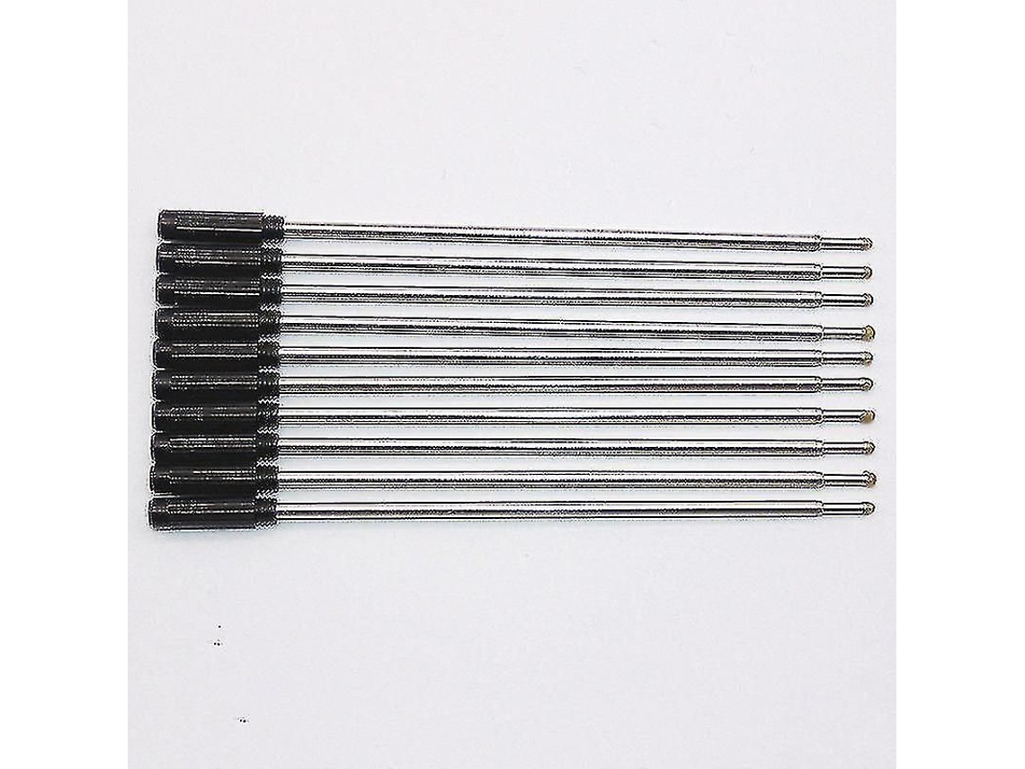 10 Recambios De Tinta Para Bolígrafo Cross Type, Tinta Mediana Y Negra Wf