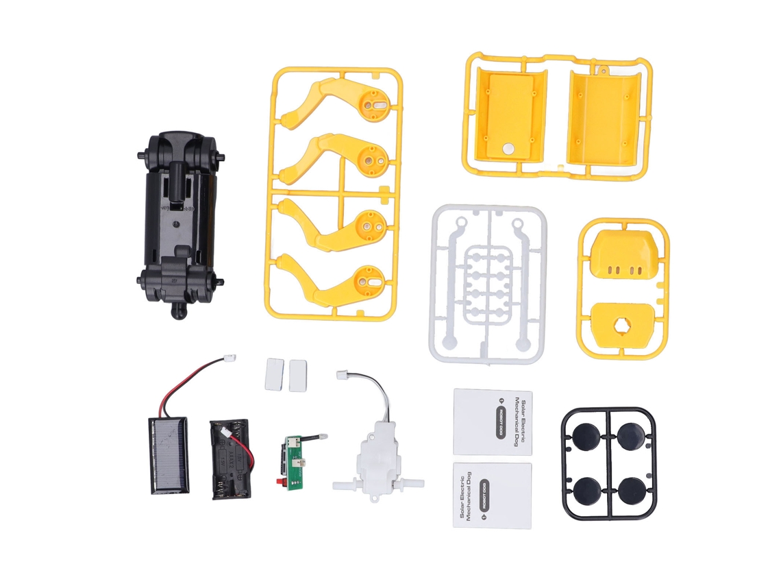Perro Robot Solar Eléctrico Mecánico Diy Juguete Educativo Científico Para Familia