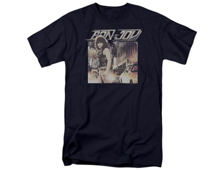 Camiseta ROCKINSTONE debut de Bon Jovi (M)
