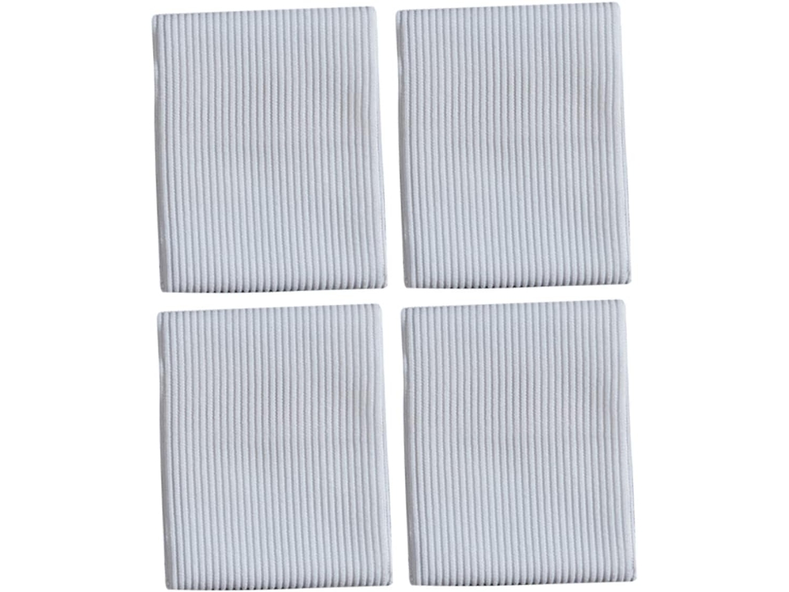 Juego de 4 paños de limpieza antibacterianos de fibra extrafina, blancos, para cocina, multiusos, lavavajillas y limpieza - Vayotoy