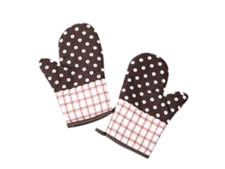 NEVEANCE Guantes y Posavasos de Horno, Resistentes a 500 F, Antideslizantes para Barbacoa, Parrilla, Hornear