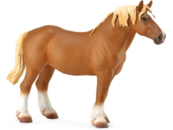 Figura COLLECTA Caballo Belga Marrón