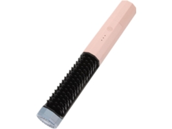 Brosse Lissante Sans Fil Usb Rechargeable Peigne Lisseur Chauffant Portátil Rose Adapté Cheveux F...