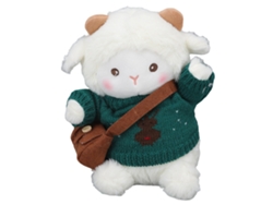 Peluche De Oveja Lindo Con Tela Suave Amigable Para La Piel Juguete De Peluche Para Niños Dormitorio Oficina Verde Negruzco