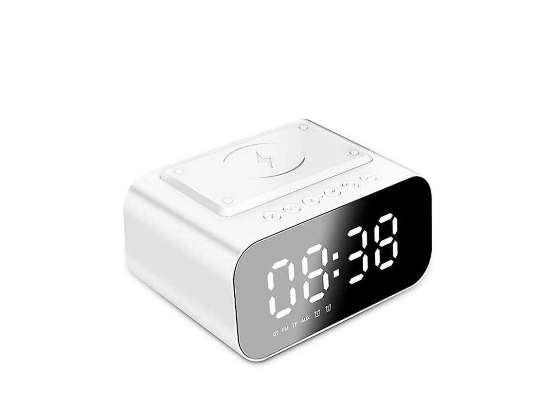 Despertador dual con Bluetooth Resto de teléfono Bluetooth 5.0 Led Hd Mirror