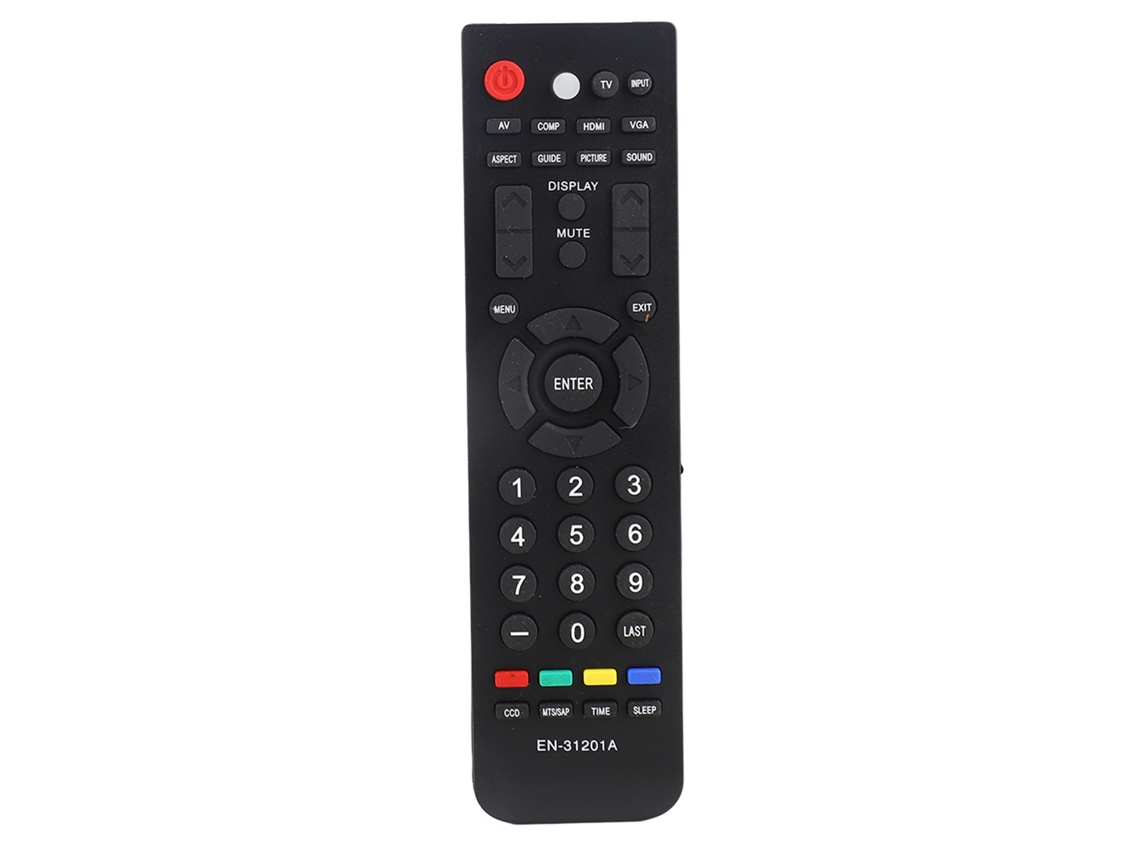 Mando A Distancia De Repuesto Para Smart Tv En-31201a Con Teclas De Navegación Y Acceso Directo A Canales.