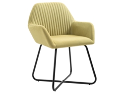 Sillas de comedor 4 piezas Tela verde MAISON EXCLUSIVE