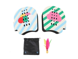 Dan26-juego De Paleta Con Pluma Usable Interior Exterior Juguete Interactivo Eva Para Adultos Niños Con Bolsa De Almacenamiento