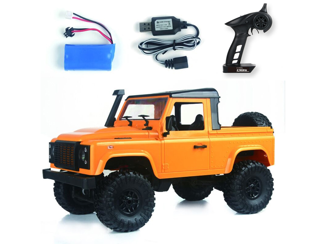 Coche Teledirigido Mn-d91 1/12 4wd 2.4g, Todoterreno Con Luces Led Para Niños.