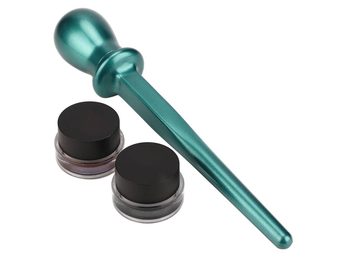 Pincel Guia De Eyeliner De Silicone À Prova D'água E Creme De Eyeliner Para Maquiagem